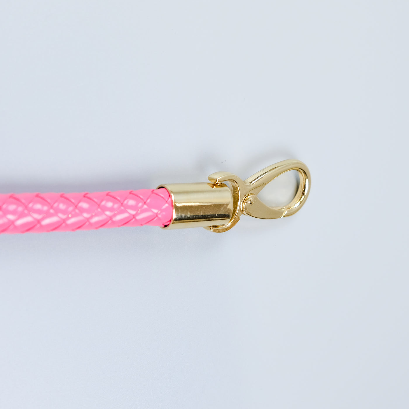 Braided handle with swivel clip
